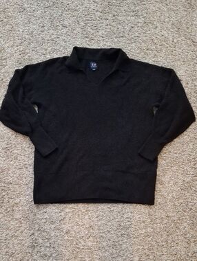 Gap Maternity Long Sleeve Collared Sweater Top